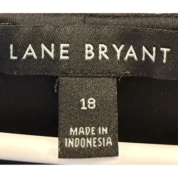 Lane Bryant Zodiac Print VNeck Blouse 18 Peplum Plus Size 18 Psychic Lightweight - Picture 5 of 8